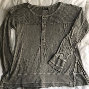 Volcom long sleeve shirt, gray